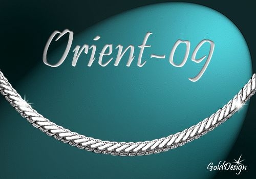 Orient 09 - náramek stříbřený